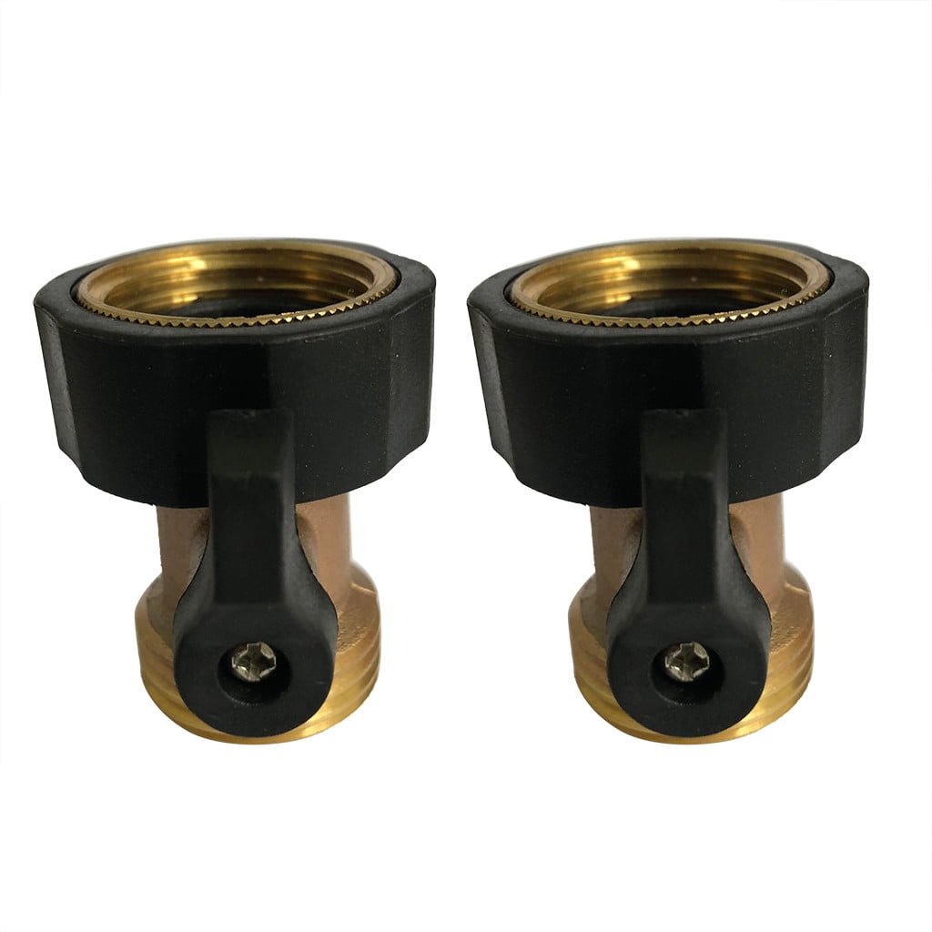 LYTiang Garden 2pcs Tap Hose Connectors Water Distributor Shut Off 3/4