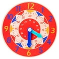 LYTiang Montessori Wooden Clock For Children, Toys With Hours, Minutes