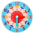 LYTiang Montessori Wooden Clock For Children, Toys With Hours, Minutes