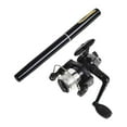 LYTiang Pen Fishing Rod With Reel Mini Pole Rotating Fishing Wheel For