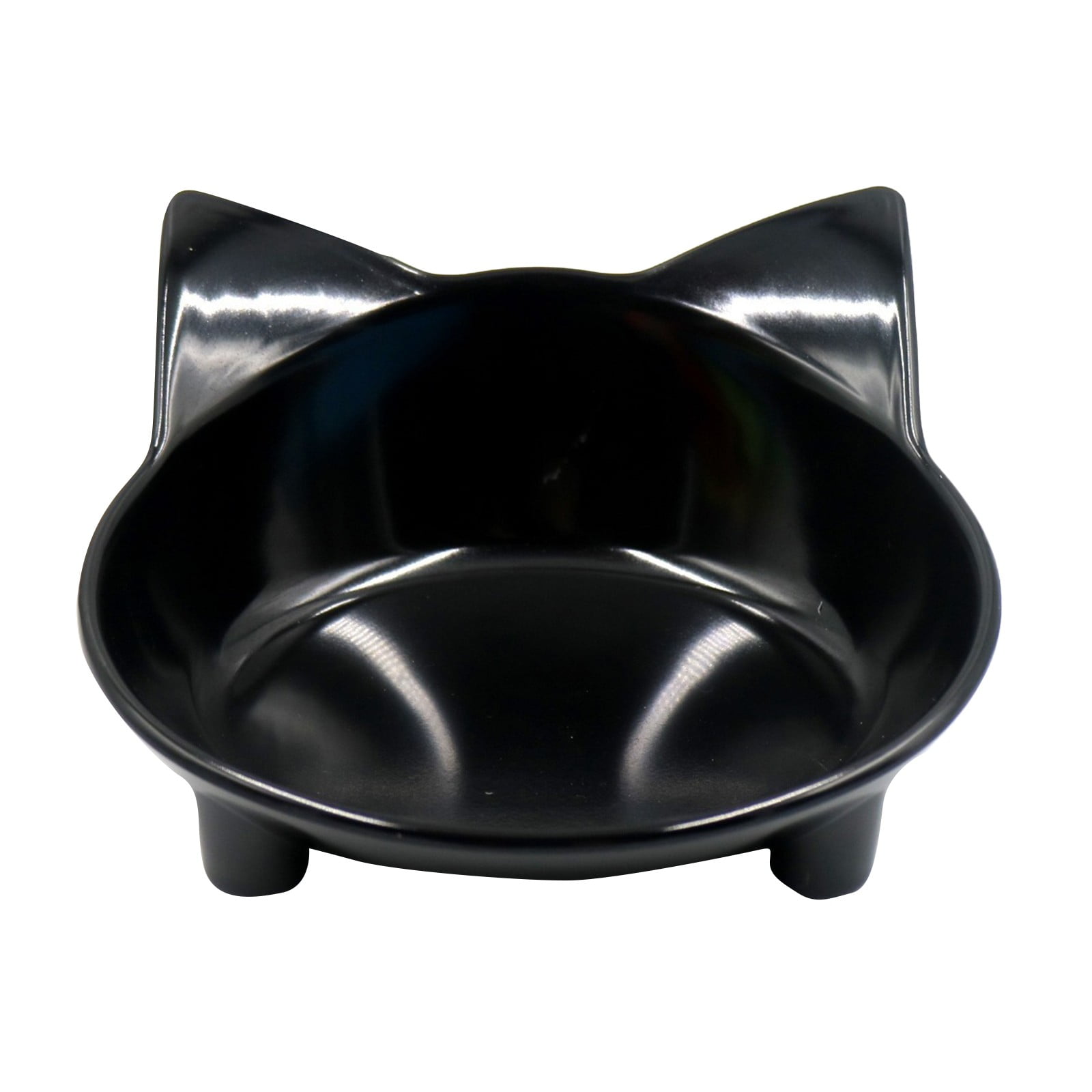 LYTiang Shallow Cat Food Bowl Wide Dish Non Cats Feeding For Whisker