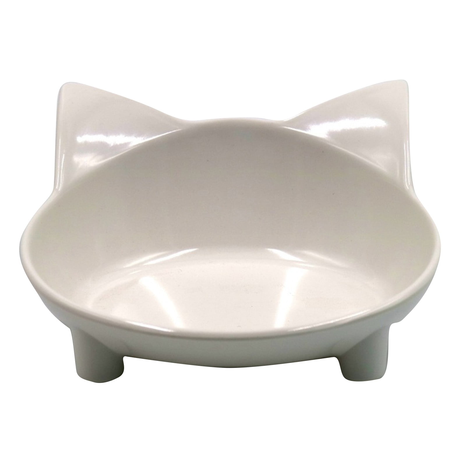 LYTiang Shallow Cat Food Bowl Wide Dish Non Cats Feeding For Whisker