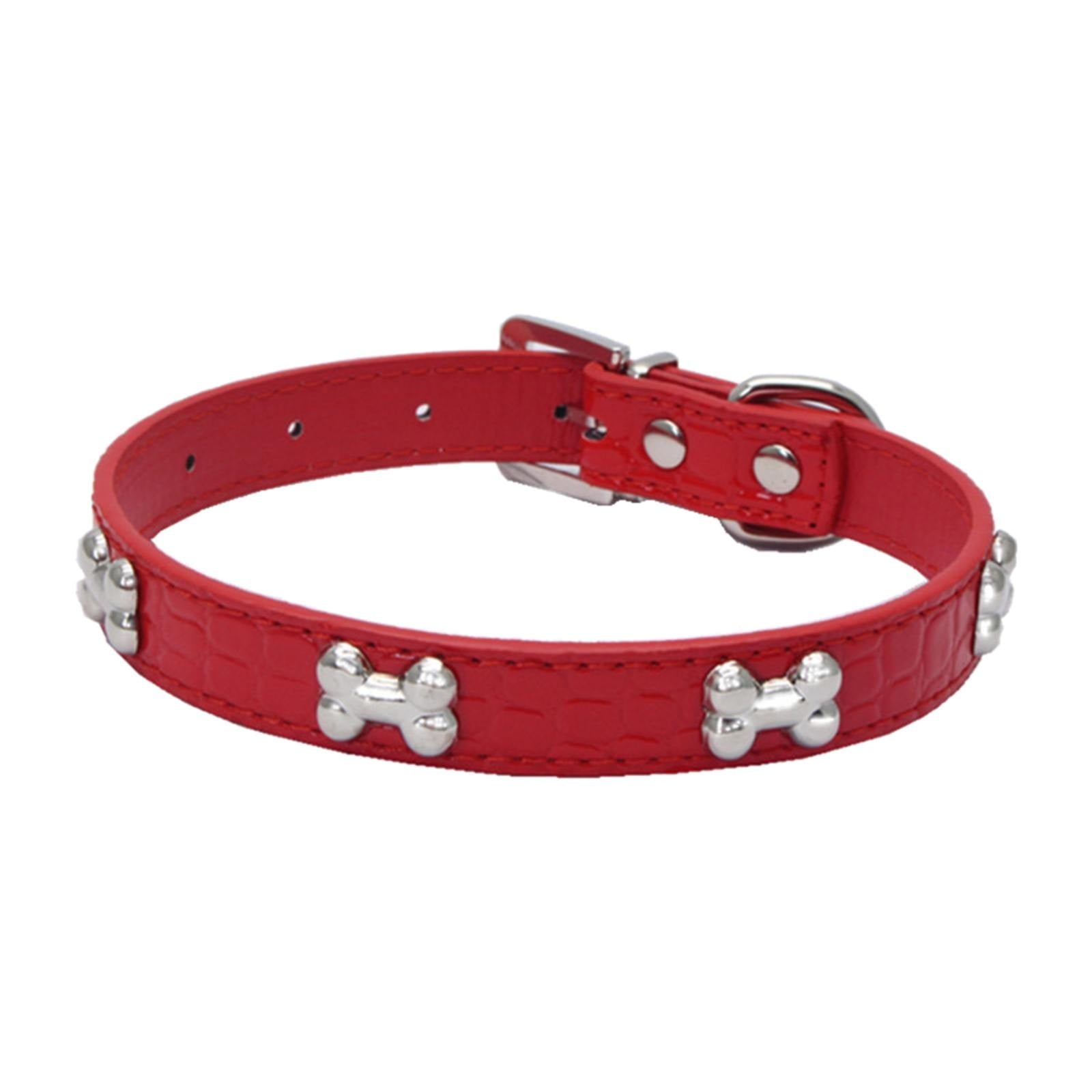 LYTiang Shiny Rhinestone Pet Collar Bone Jewelry Dog Collar Small And
