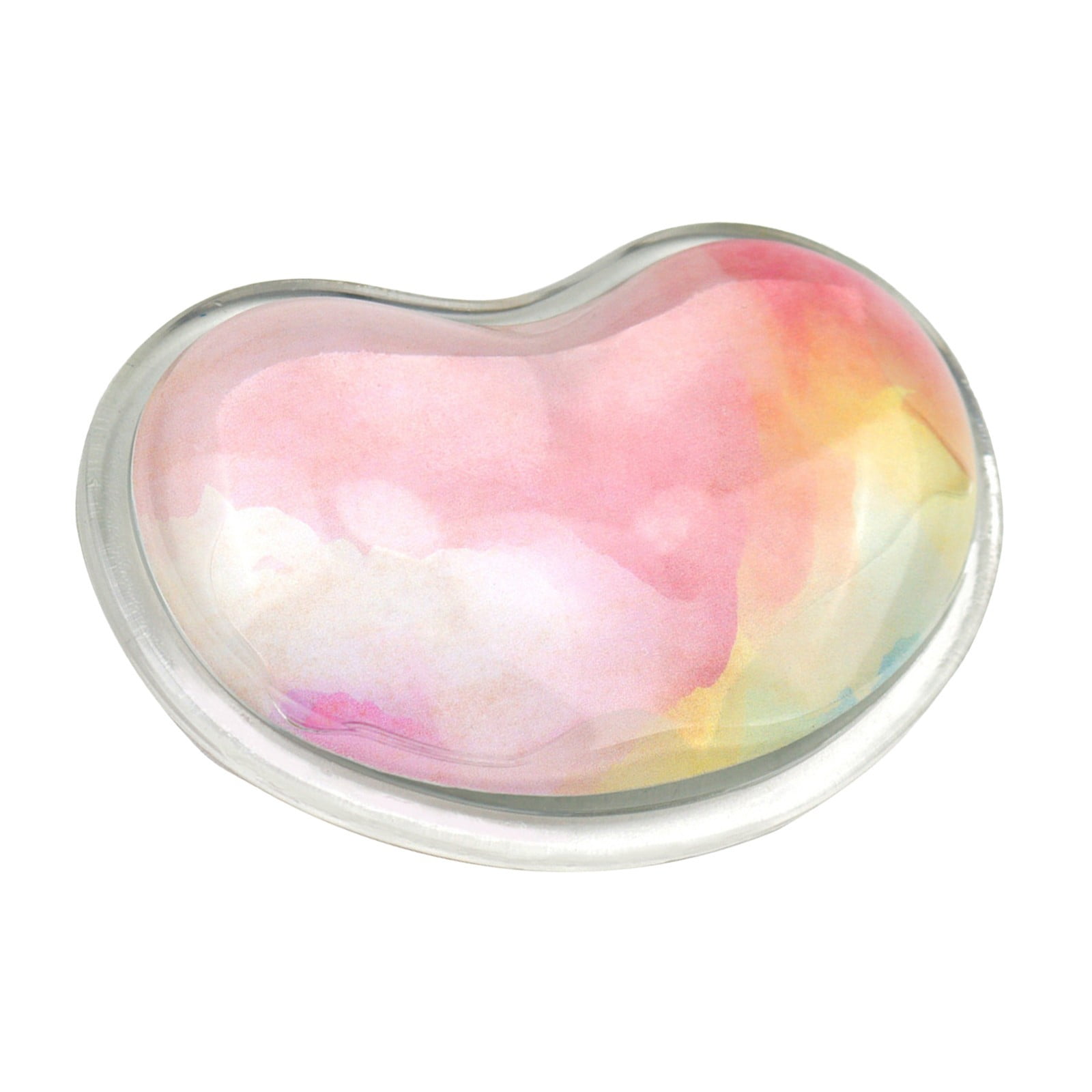 LYTiang Silicone Gel Wrist Rest Heart Shaped Translucence Ergonomic Pad