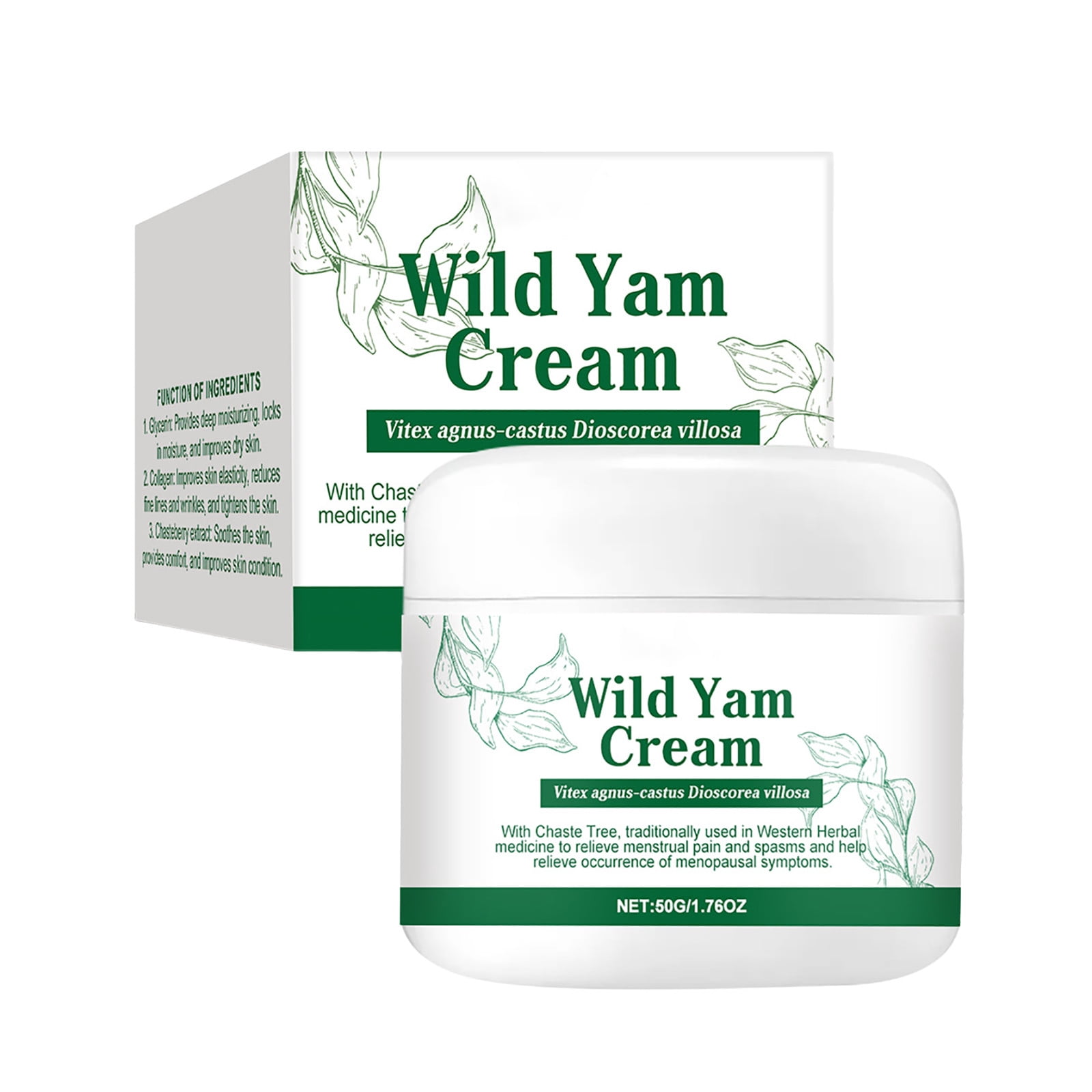 LYTiang Wild YamCream For Organic Yam With Chasteberry Aloe & Vitamin E