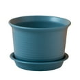 thumbnail image 1 of LYU 1 Set More Thicken Flowerpot Reliable Resin Creative Ripple Pattern Flower Planter for Home, 1 of 8