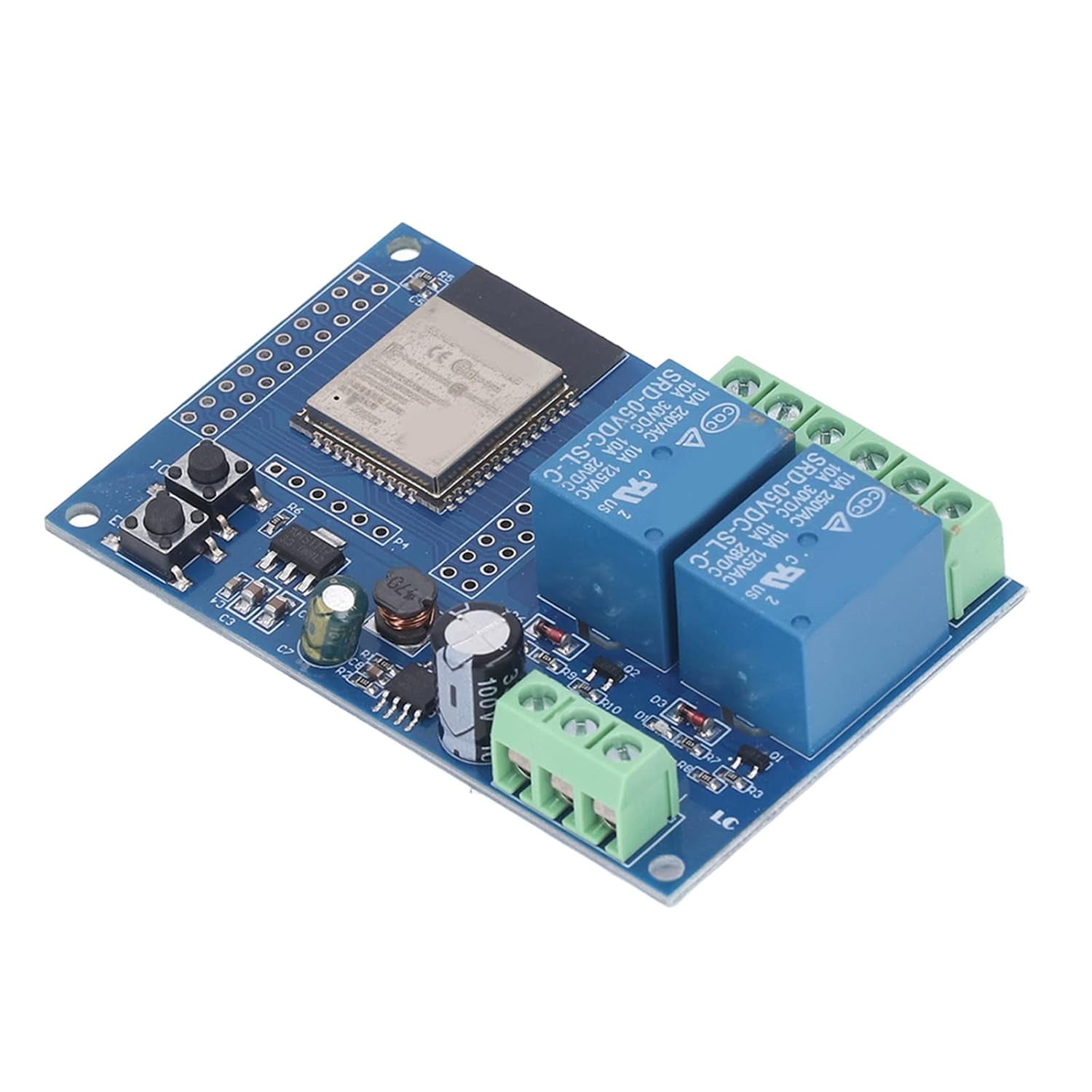 LYU-ESP32 2 Channel 5V Relay Module Relay Board Module 4M Byte Flash ...