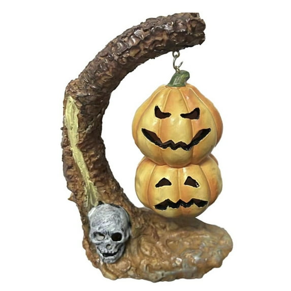 LYU Halloween Pumpkin Bat Increase Atmosphere Luminous Durable Anti-crack Decorative Lights Pumpkins Shape Pumpkin Lanterns for Night Table