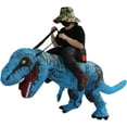 LYUInflatable Dinosaur Costume, Reusable Blow Up Dinosaur Costume with
