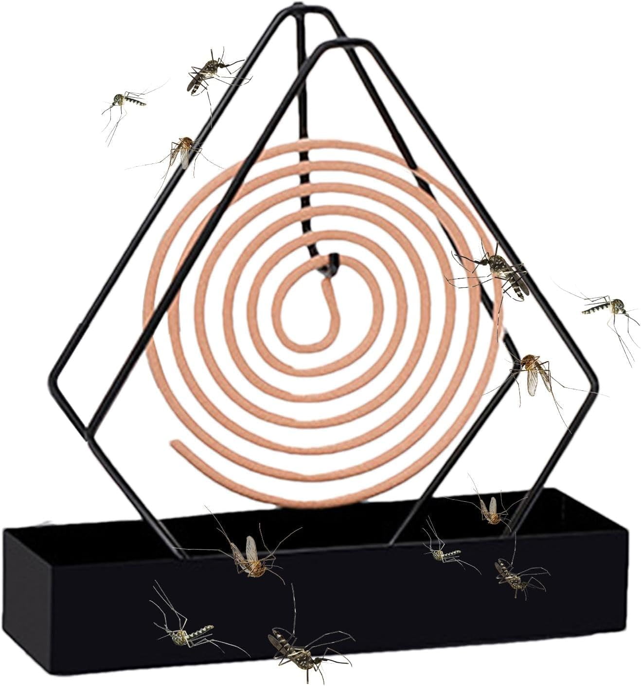 LYUIron Coil Holder Incense Coil Burner, Mosqueto Coils Holder Portable Hanging Incense