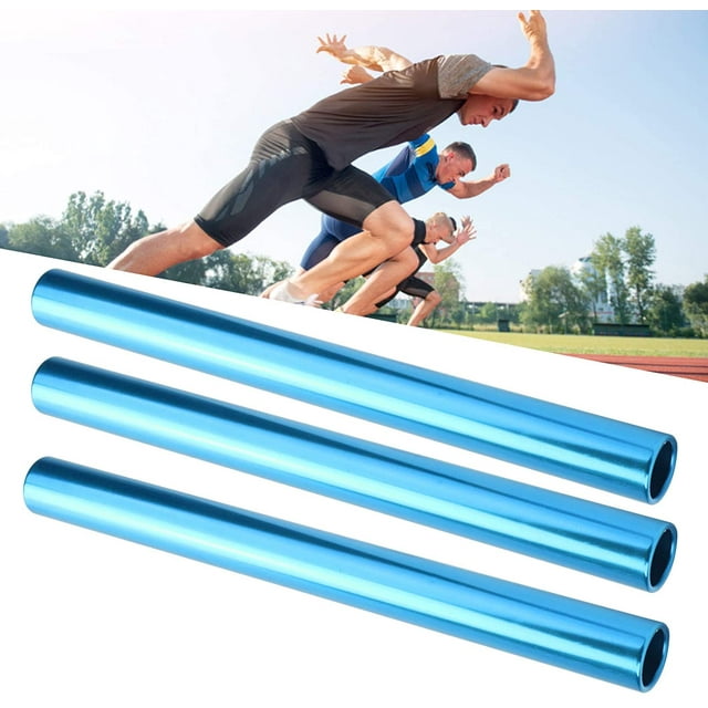 LYURelay Race Baton, 3 Pcs Aluminum Alloy Track and Field Relay Baton