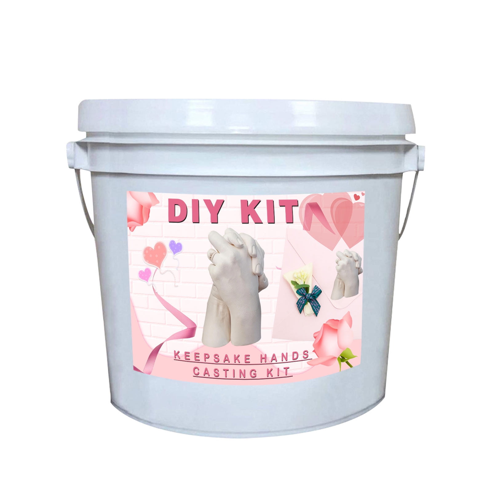 LYUCRAZ Baking Molds Keepsake Hands Casting Kit Large DIY Plaster