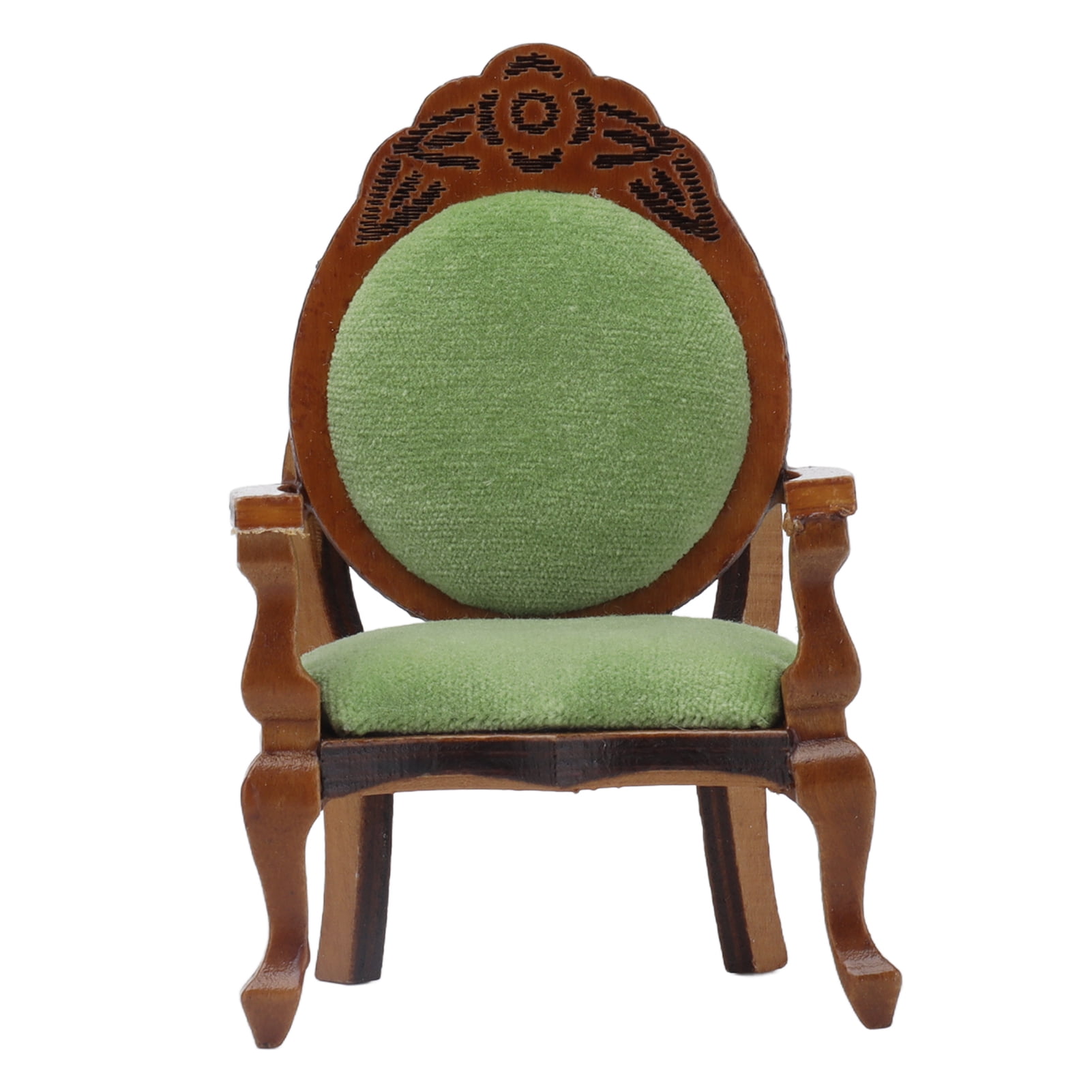 LYUMO 112 Scale Dollhouse Miniature Vintage Sofa Retro Single Chair