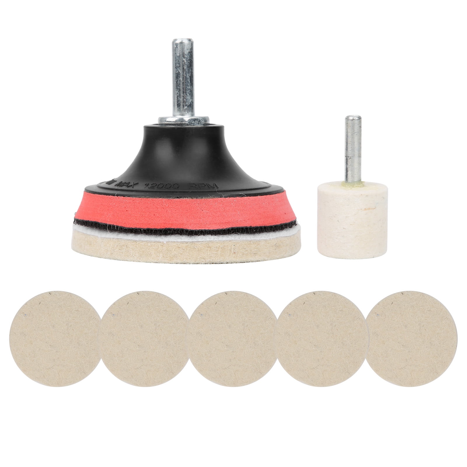 1set Cerium Oxide Powder Glass Polishing Kit With Wool Felt Polishing Wheel  + Drill Adapter Car Windshield Glass Scratch Remover - AliExpress