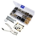 thumbnail image 1 of LYUMO 140 Set Metal Buttons Snap Fastener Installation Tools Punch Pliers + Rivet Buttons 12.5mm,Snap Fastener,Brass Buttons, 1 of 8