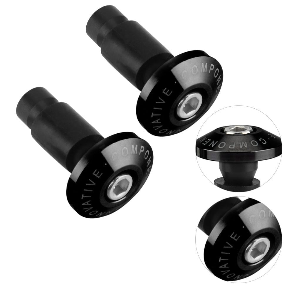 LYUMO 22mm 7/8inch Motorcycle Handlebar End Slider Plug Caps for Racing