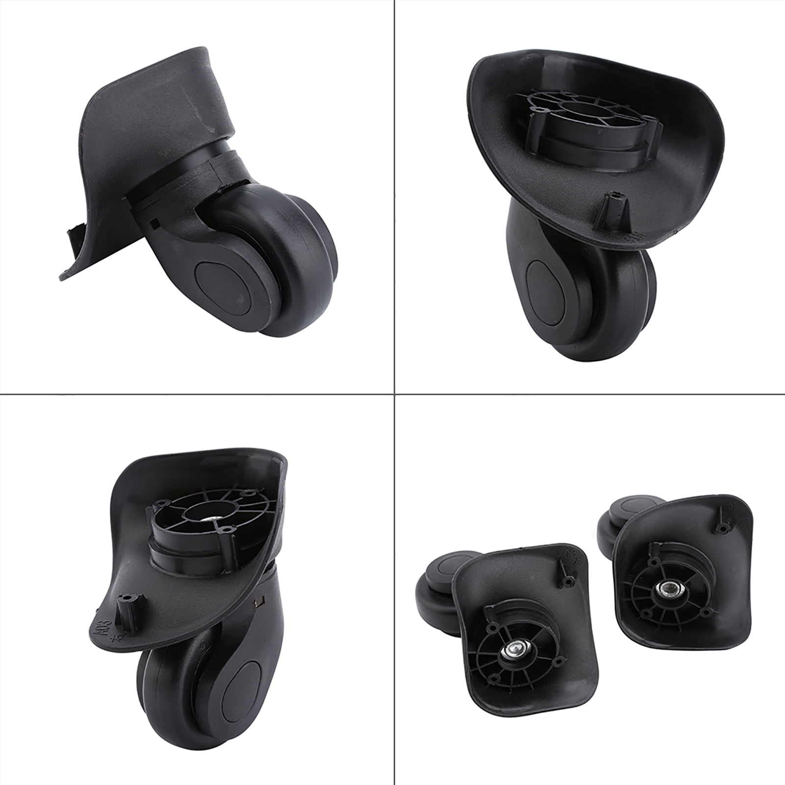 LYUMO 2pcs Universal Suitcase Luggage Replacement Wheels For Travel Case,Suitcase Wheel,Luggage Suitcase Wheels