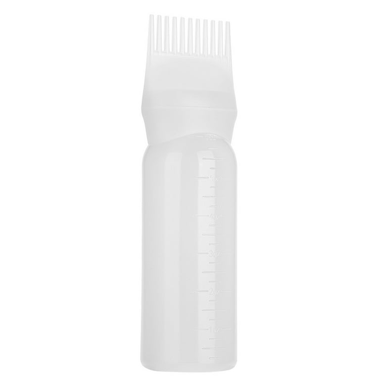 Scalp Applicator,Portable Hair Scalp Massaging Brush Hair Applicator Bottle  with Scale for Thinning Hair & Hair Loss(Purple)
