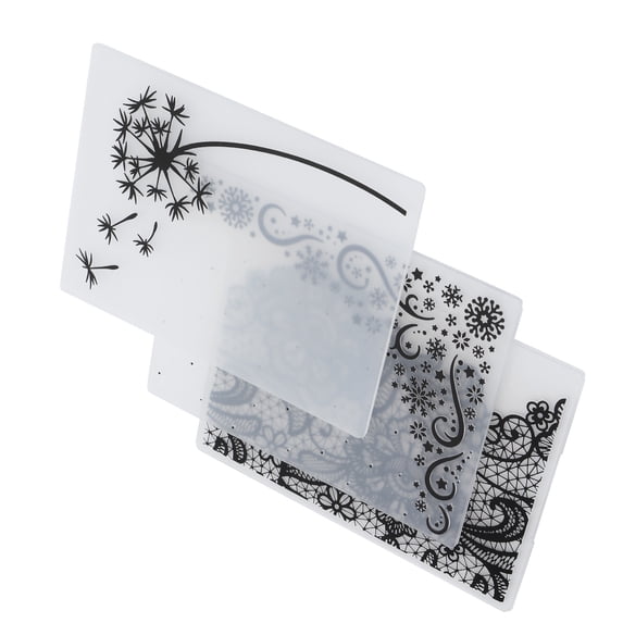 LYUMO 3Pcs Plastic Embossing Folders DIY Card Making Scrapbooking ...
