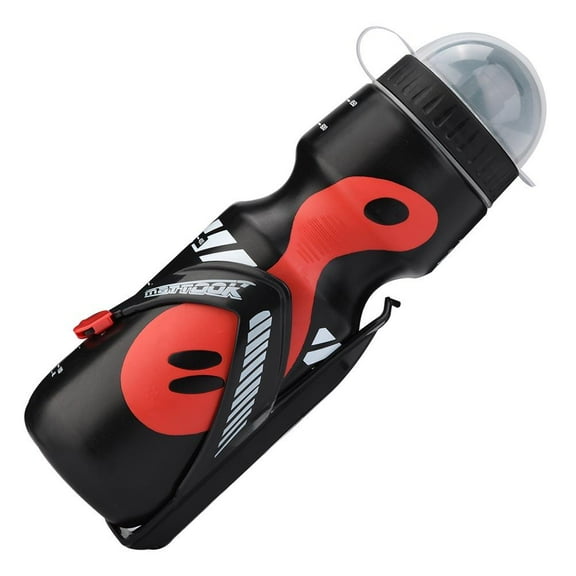 LYUMO 650ml Water Bottle with Bicycle Holder Cage Bracket for Cycling Mountain Bikes , Sports Water Bottle,Water Bottle