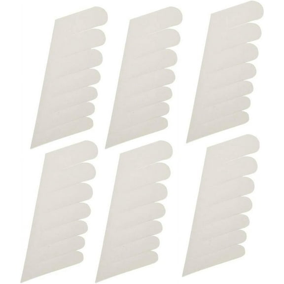LYUMO 6pcs Adhesive Silk Nail Wrap Reinforce Nail Protector Stickers UV Gel Nail Tool Nail Patch for Salon and Home Use