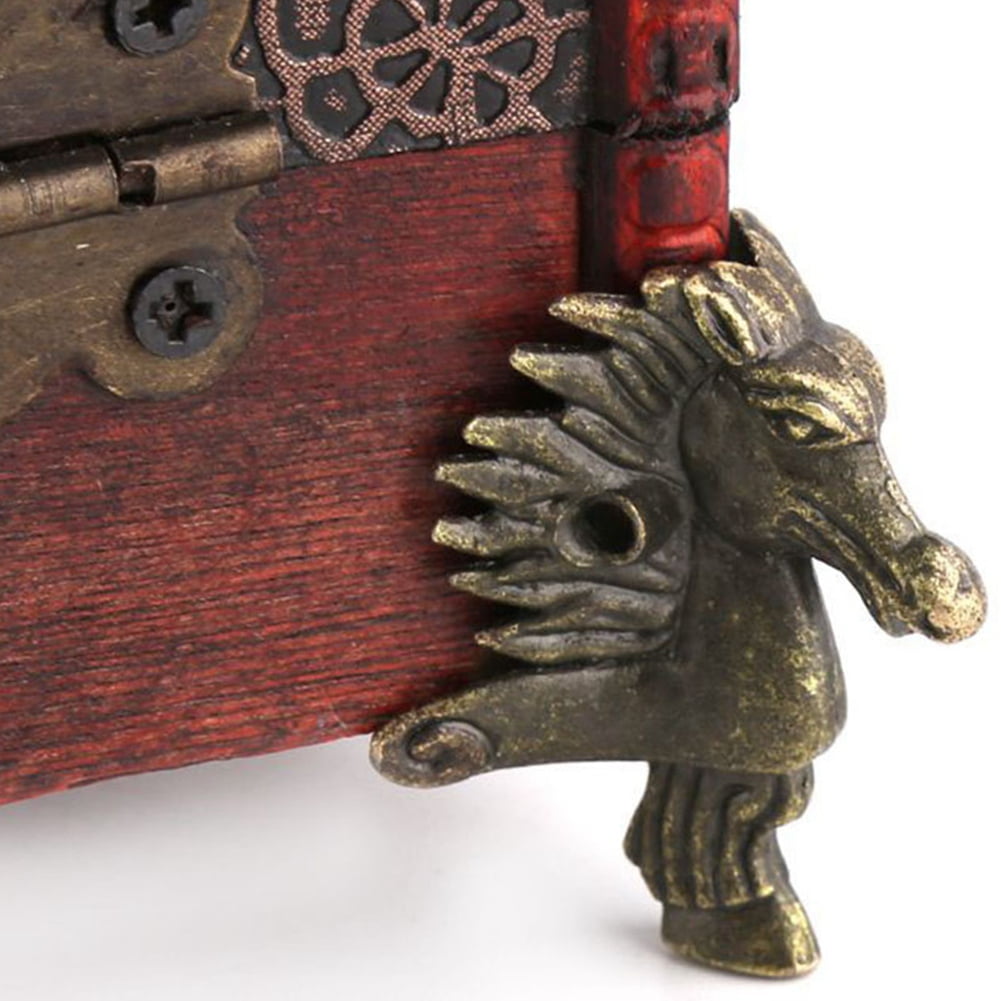 LYUMO 8PCS Antique Box Feet Legs Horse Head Zinc Alloy LYUMO 8PCS Antique Box Feet Legs Horse Head Zinc Alloy