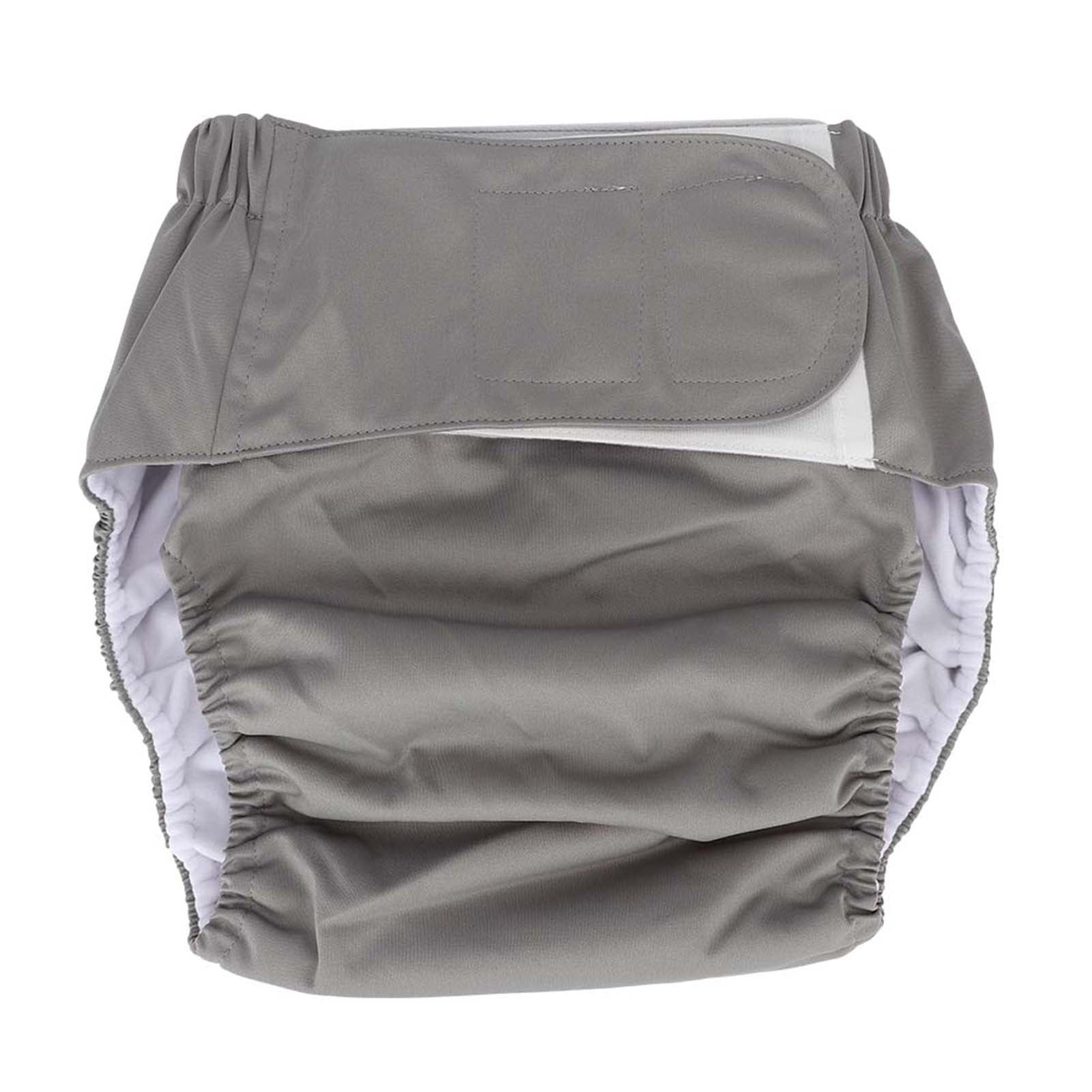 LYUMO Adult Elderly Cloth Diapers Nappies Reusable Washable Incontinence Aid Underwear Pants for Pocket Nappies Care Protective Underwear