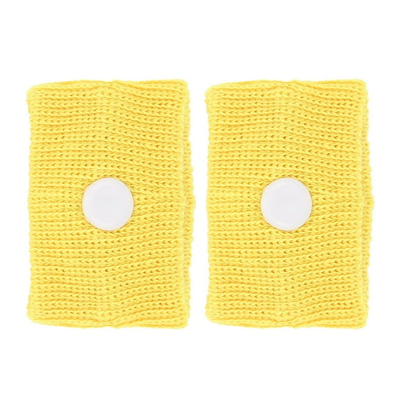 LYUMO Anti-Nausea Wristbands for Adults Acupressure Wristbands for Nausea Symptoms Travel Plane Boats, Yellow