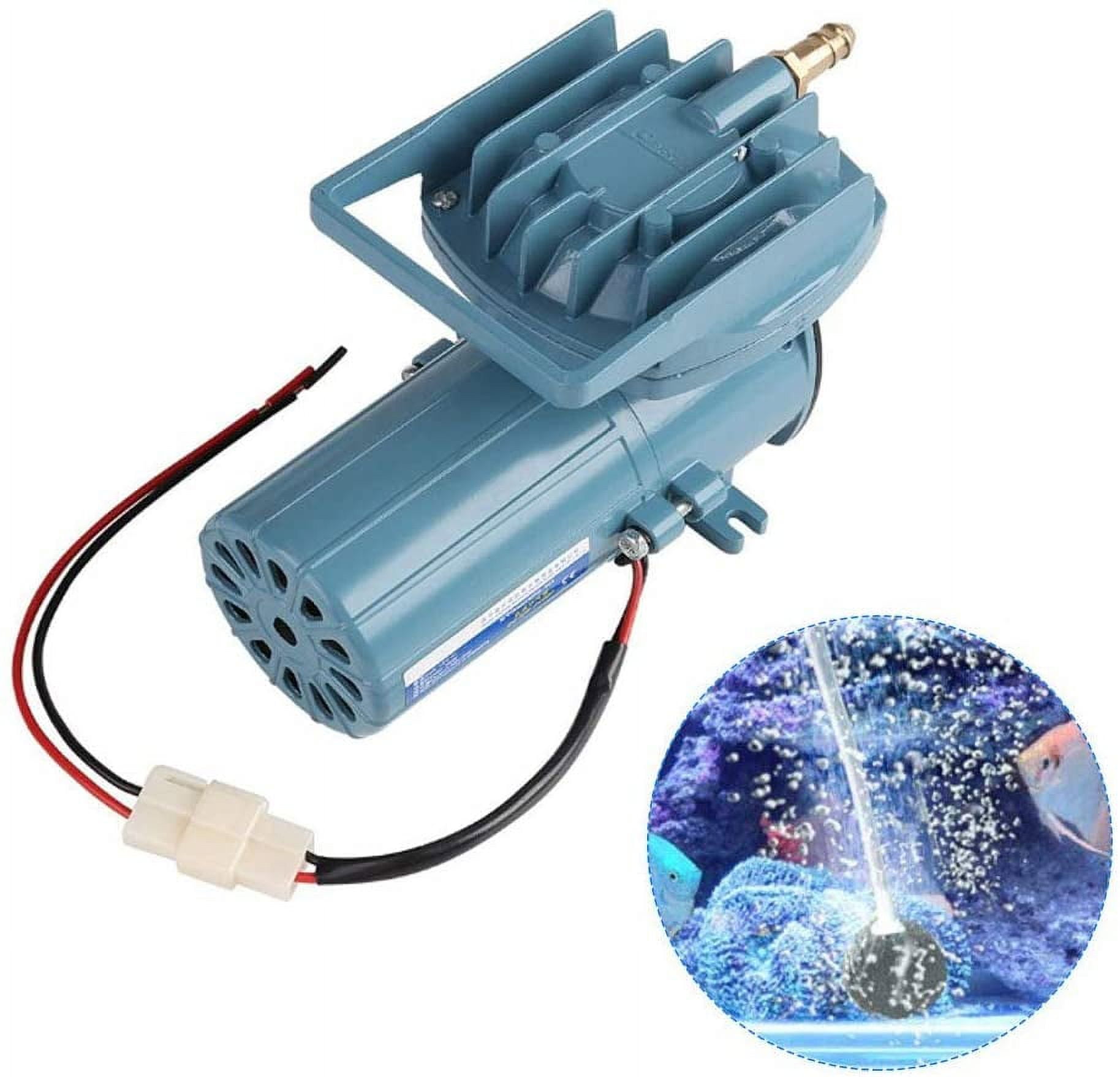 Aquarium Air Pump, USB Rechargeable Lithium Battery Powered Portable Air  Pump for Fish Tanks up to 120 Gallons, AC/DC Dual Mode Oxygen/Aerating Pump