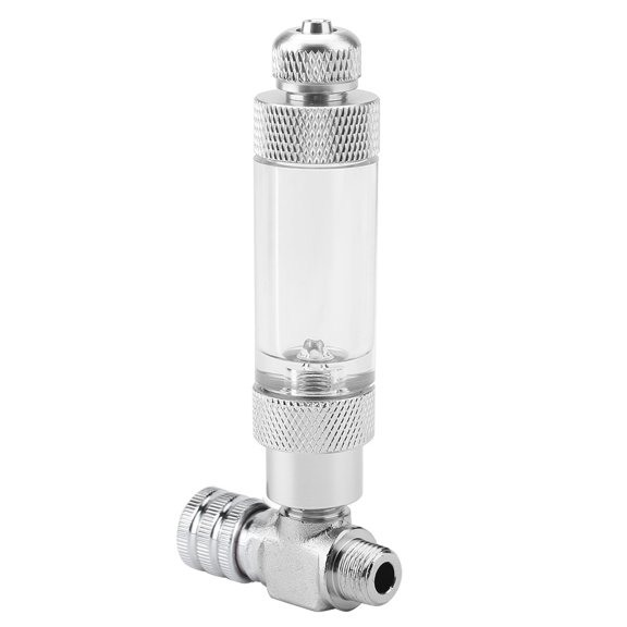 LYUMO Aquarium System CO2 Regulator Needle Check Valve Bubble Counter Fish Tank Accessory, CO2 Bubble Counter, Aquarium Bubble Counter
