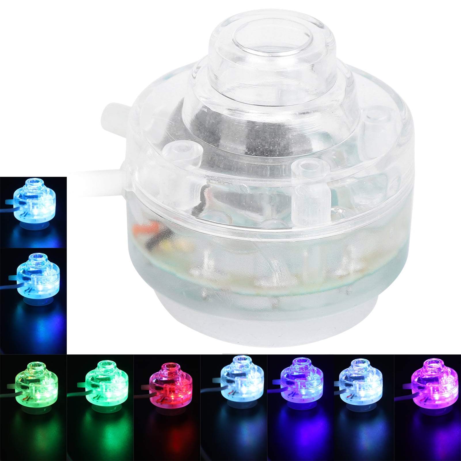 LYUMO Aquarium Underwater LED Light Submersible Fish Tank Lamp Light ...