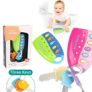 Musical Smart Remote Keys Fake Car Keys Toy With Sound And Led Lights Early  Educational Toy For Kids Baby Travel Play