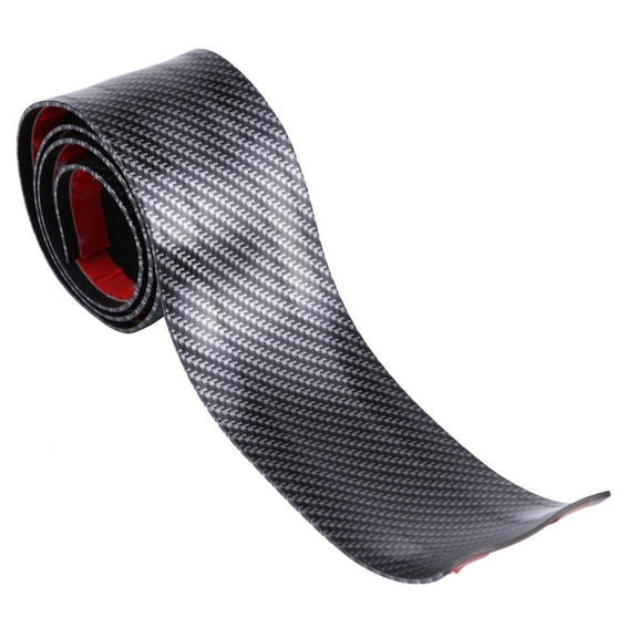 LYUMO Car Door Sill Protector Bumper Protector 5D Glossy Carbon Fiber Wrap Stickers SUV Cars Vinyl Automotive Wrap