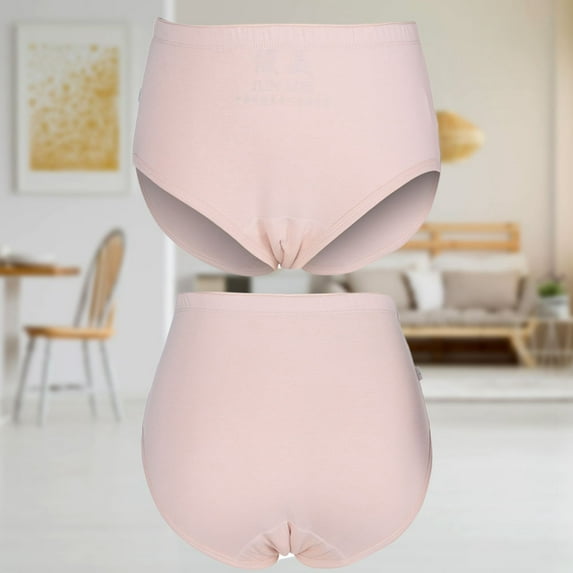 LYUMO Cotton Breathable Washable Reusable Incontinence Menstrual Underwear for Women , Washable Incontinence Underwear, Incontinence Underwear