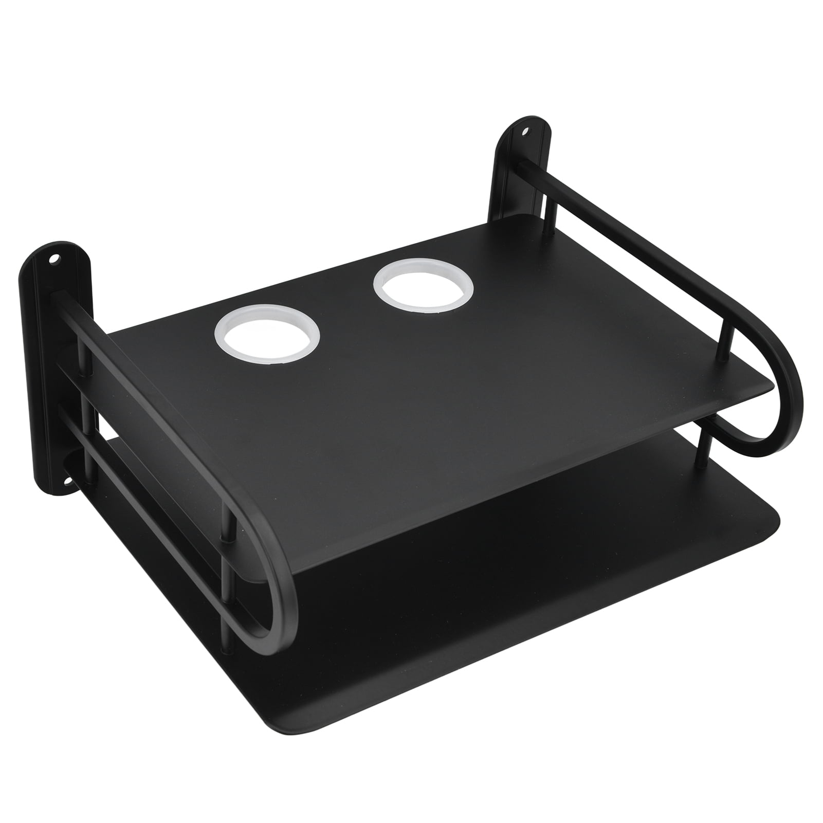 LYUMO DVD Shelf,Cable Box Shelf,Double Layer Floating Wall Shelf TV Box