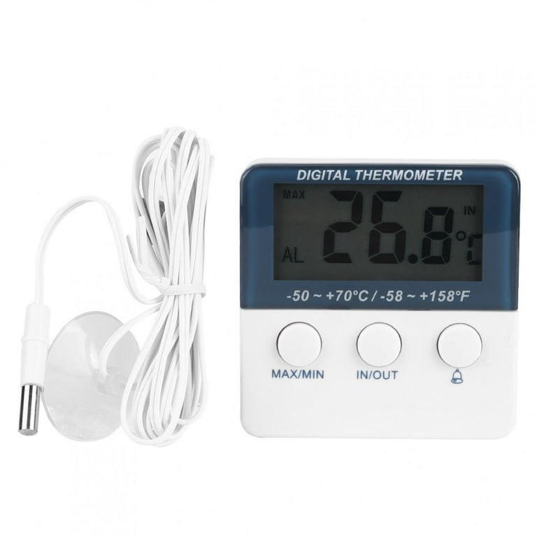 Indoor Outdoor Digital Thermometer, Temperature Monitor Meter with