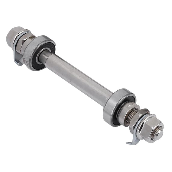 LYUMO Durable Metal Bicycle Wheel Hub Axle Front Rear Solid Shaft Lever Bike Repair Tool Accessories, Bicycle Wheel Hub Axle, Bike Accessories