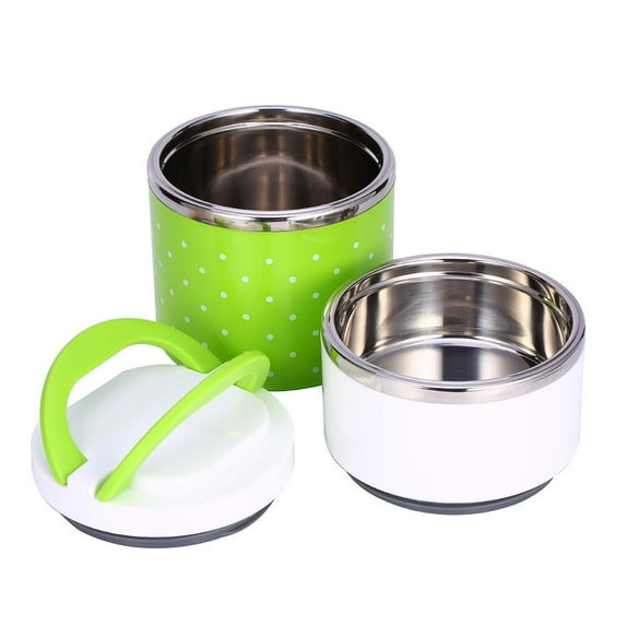 LYUMO Food Container,1-3 Layer Stainless Steel Insulation Thermo Thermal Lunch Box Food Container Hot, Picnic Food Container
