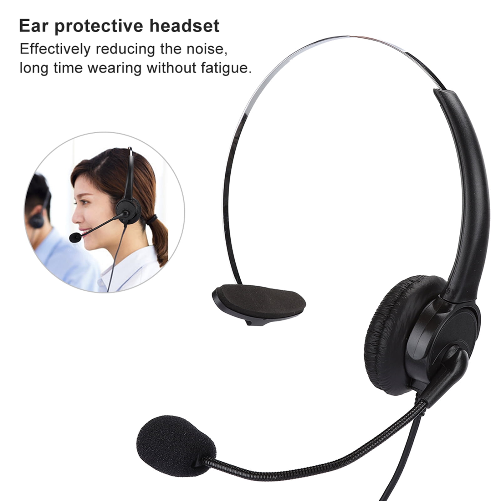 LYUMO Headset for Landline Phone,Headphone,Telephone Monaural Headset