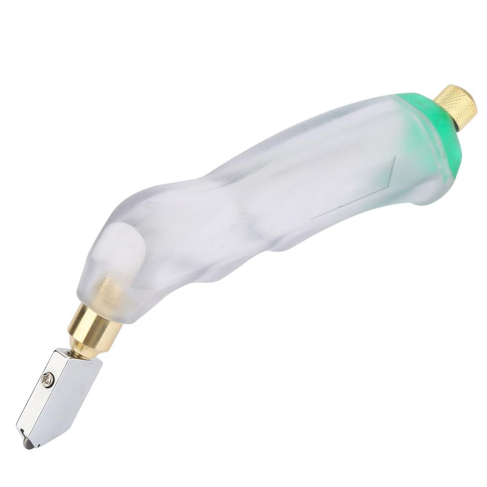 LYUMO Heavy Duty Pistol Grip Glass Cutter Tungsten Carbide Cutting Wheel, Oil Feed Glass Cutter,Pistol Grip Glass Cutter