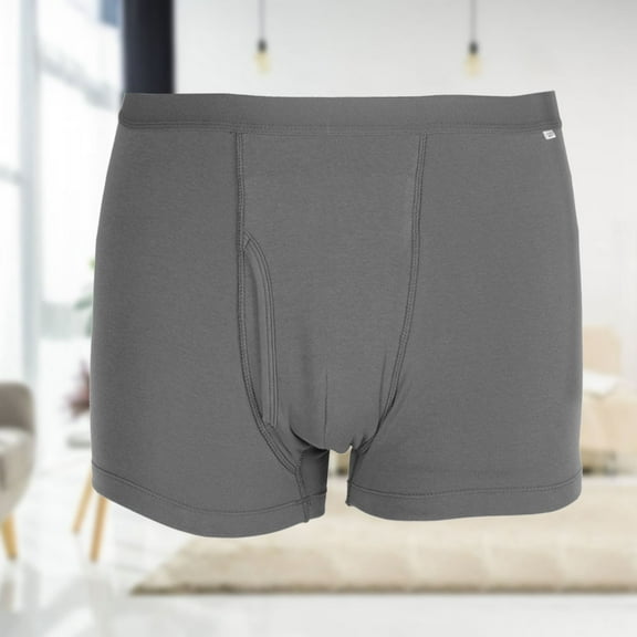 LYUMO Incontinence Underwear,Cotton Breathable Washable Reusable Incontinence Underwear for Men