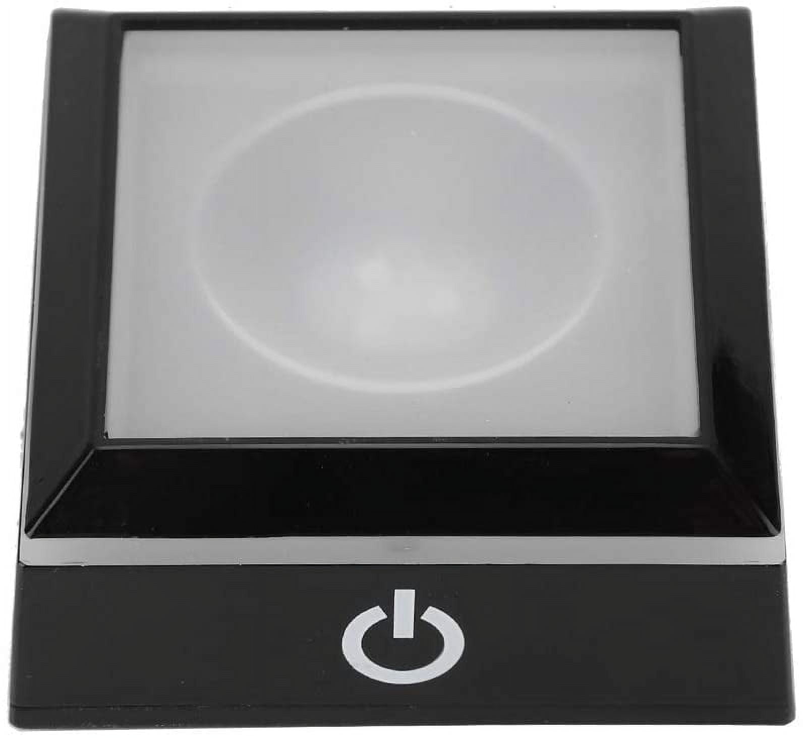 LYUMO LED Light Base Display Stand Multicolor Light Base Display Stand Square for Party Crystal Art Glass Decor