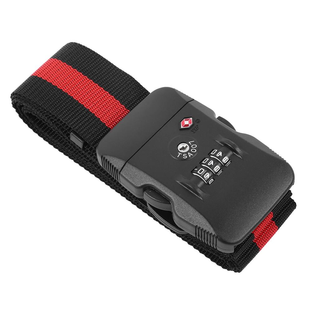 LYUMO TSA Approved Luggage Strap with Secure Buckle Cross Straps Travel Suitcase Belt Heavy Duty Baggage Lock Walmart