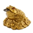 thumbnail image 1 of LYUMO Money Frog Toad Decoration Chinese Feng Shui Wealth Lucky Frog for Home Office Decor, Good Lucky Gift, 2.56" x 2.36" x 1.97", 1 of 8