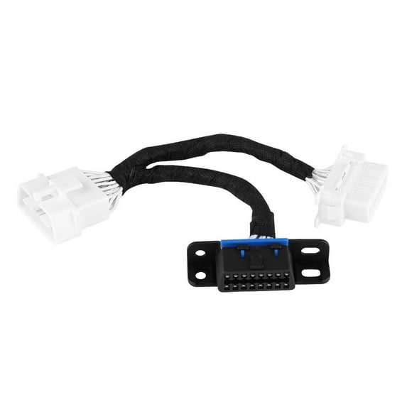 LYUMO OBD2 16Pin Male to Dual Female Splitter Adapter Extension Cable Y Cable,OBD2 Splitter Adapter, Y Cable