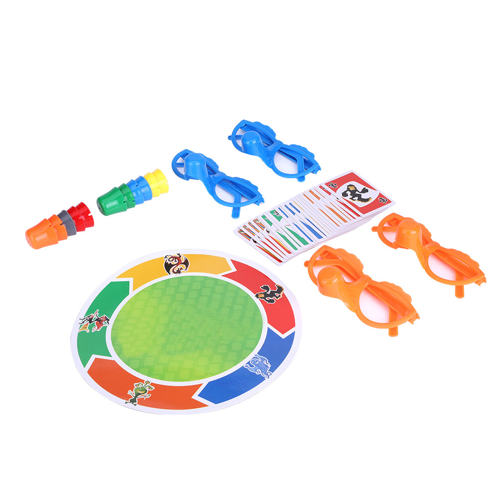 LYUMO Party Fun Board Game Toy Set Growing Nose Interesting Family