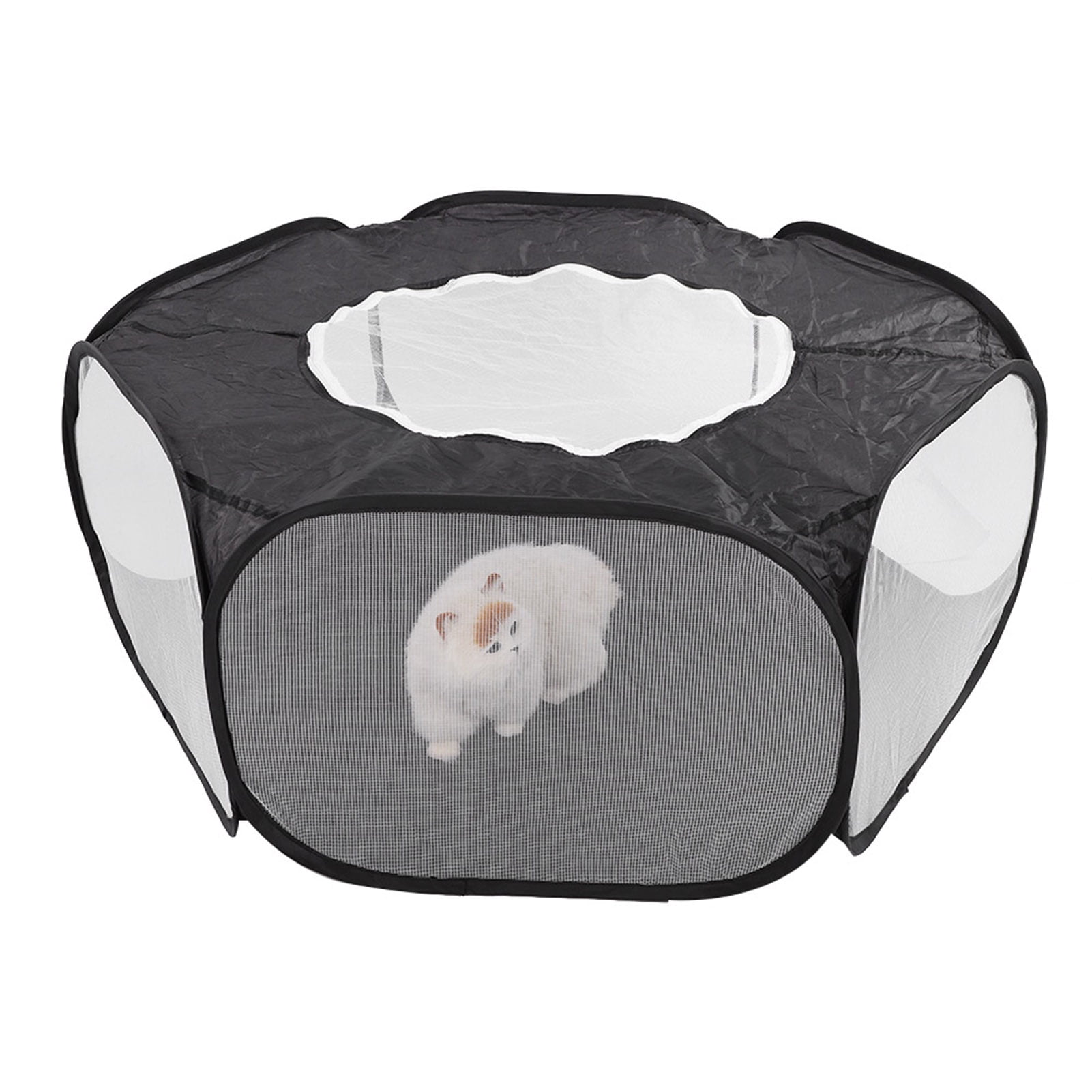 LYUMO Portable Small Pet Animals Playpen Transparent Puppy Cat Rabbit Cage Tent for Outdoor,Small Pet Playpen,Pet Cage Tent