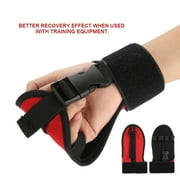 LYUMO Rehabilitation Training,Black Auxiliary Fixed Gloves Rehabilitation Training Equipment Hand Fist Finger Gloves, Stroke Hemiplegia Training