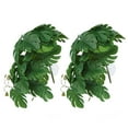 thumbnail image 1 of LYUMO Reptile Plants 2PCS Artificial Terrarium Tank Plastic Fake Plants Plant with Suction Cup for Amphibian Lizards Habitat Decor, 1 of 8