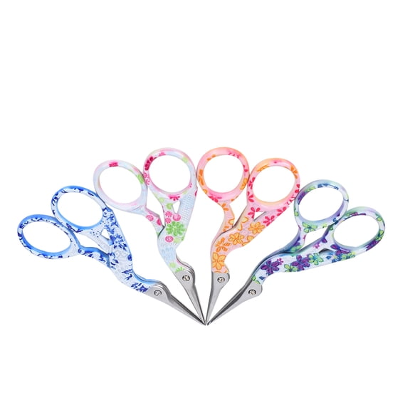 LYUMO Small Scissors Crane-Shaped Scissors, Craft Scissors Fabric Scissors Stich Scissors, For Embroidery Sewing